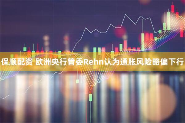 保顺配资 欧洲央行管委Rehn认为通胀风险略偏下行